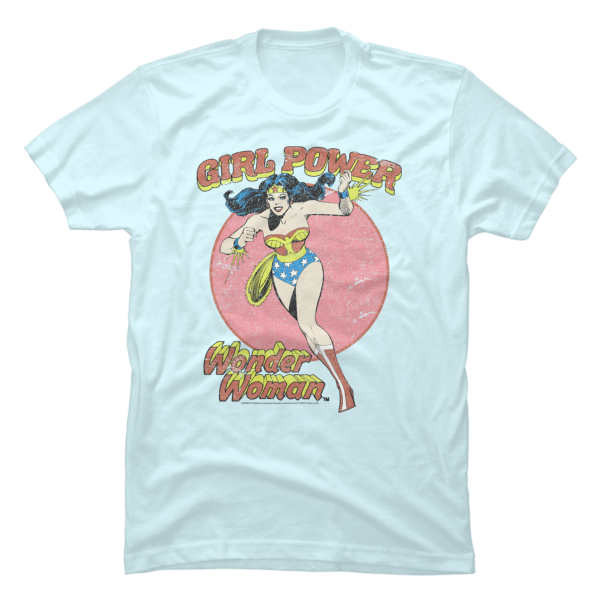 wonder woman girl power tee shirt